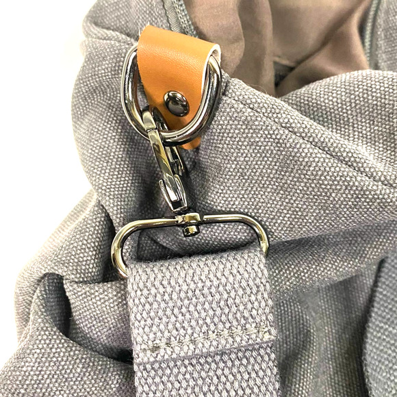 MYHOZEE Canvas Crossbody Bag Women, School Bag, Travel Bag, Purse Handbag - Picture 5 of 12